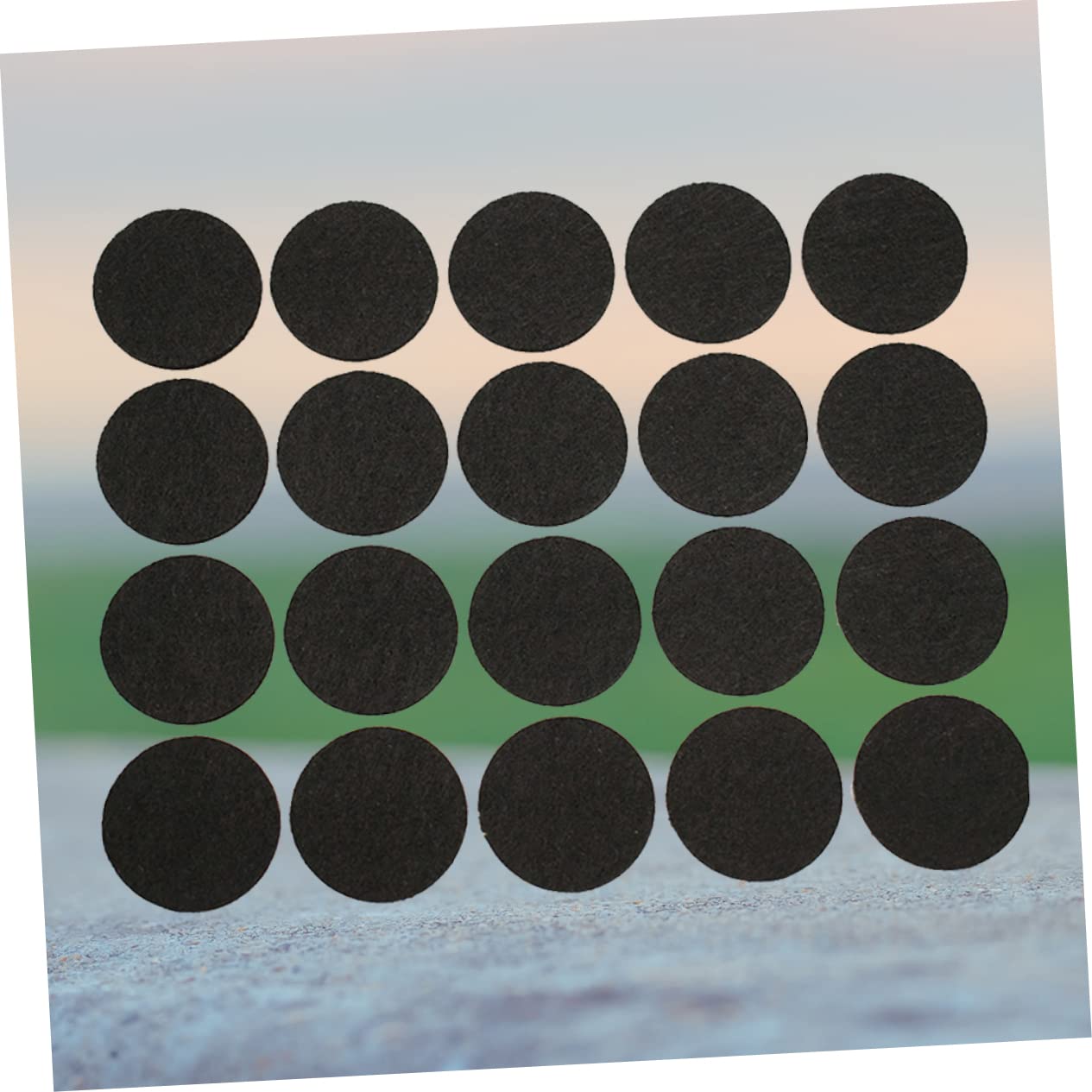 jojofuny 300piezas Almohadillas De Fieltro Autoadhesivas Redondas De Deslizadores No Resbaladizos para Patas De Muebles Protección para Suelos De Color Negro