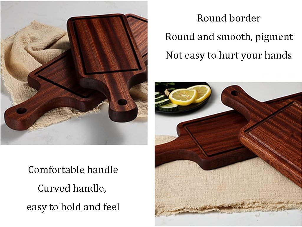 Round Pizza Board Premium with Hole Design Pizza Tray for Baking Pizza Bread Cheese Antipasti Fruit Vegetables(40x20x2cm)