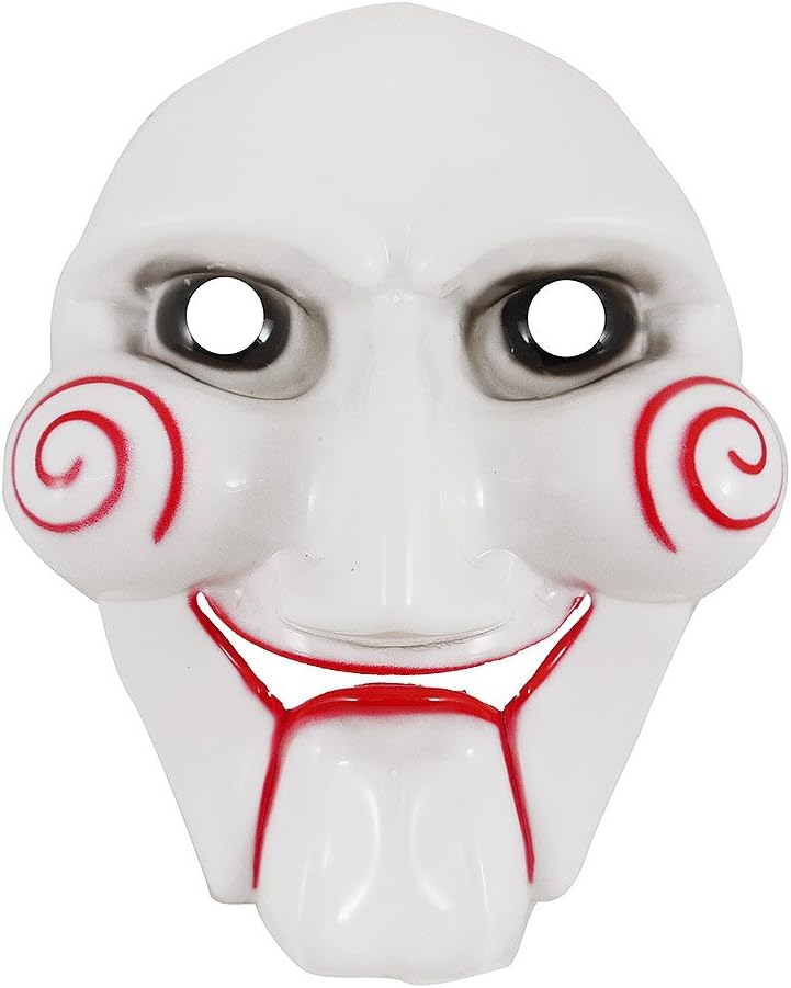 White Red Scary 3d Saw Horror Movie Film Fancy Dress Halloween Party Fright Mask