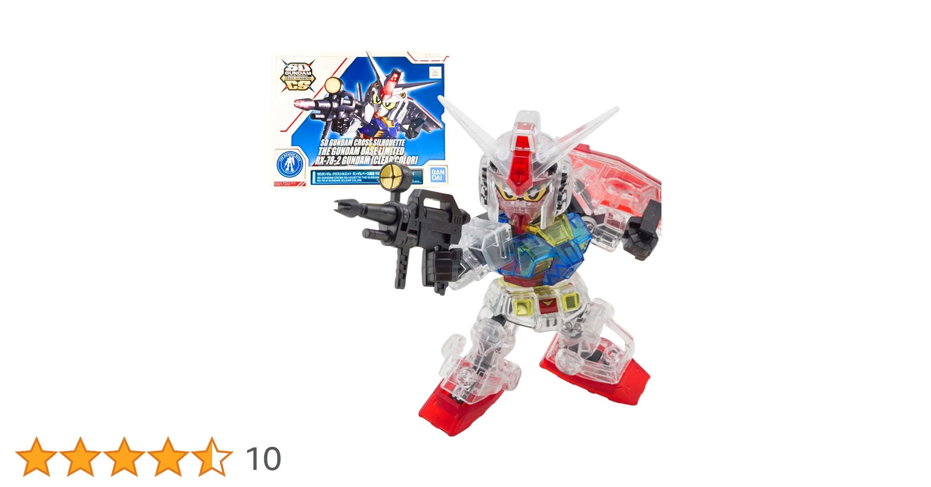 (未使用･未開封品)　SDガンダム クロスシルエット ガンダムベース限定 RX-78-2 ガンダム [クリアカラー] bt0tq1u SDガンダム クロスシルエット ガンダムベース限定 RX-78-2