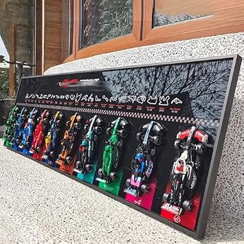 Display Wall Shelf for Lego F1 Racing Car 77242-77252 for Car Lovers