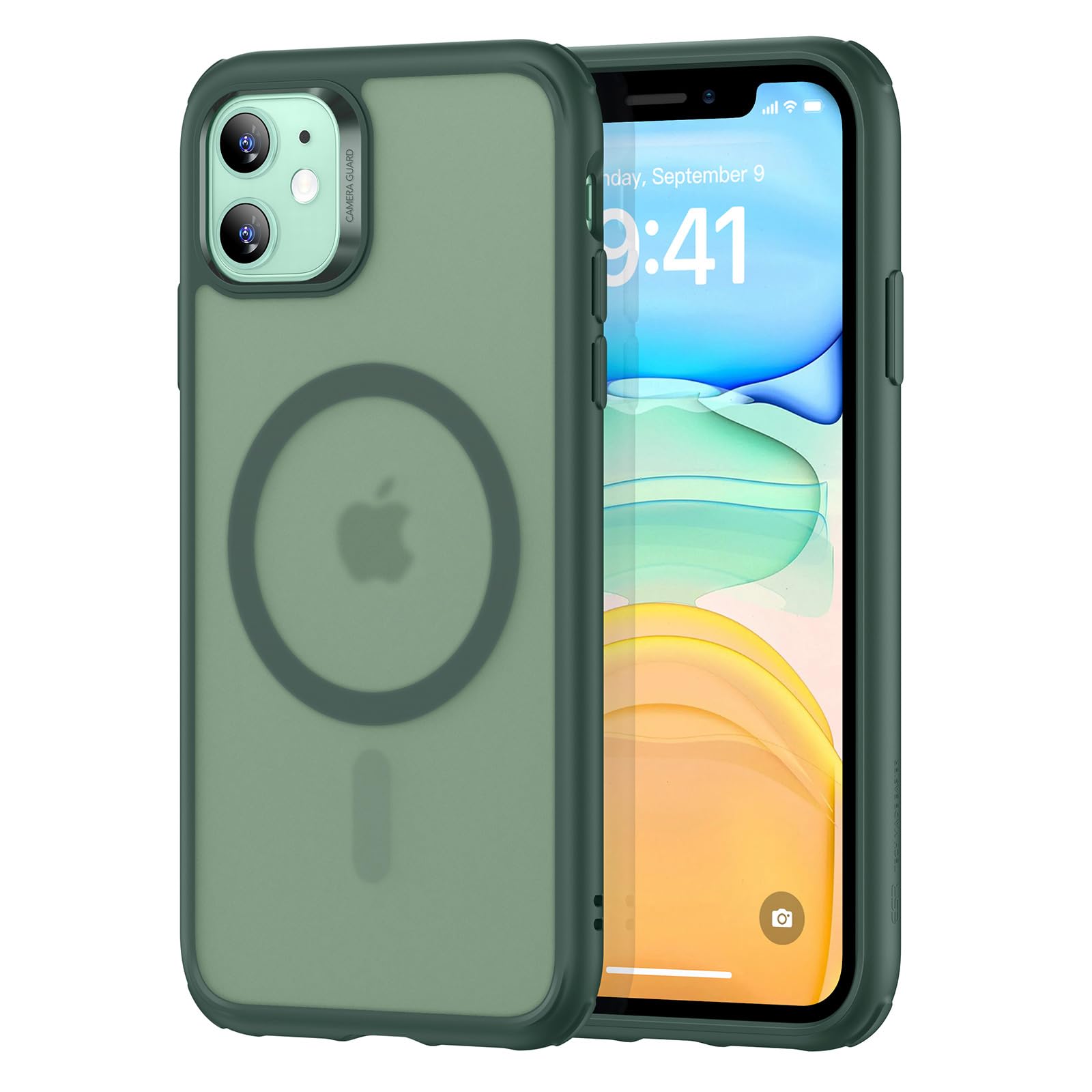 ESR Funda para iPhone 15, Compatible MagSafe, Protección Grado Militar a Prueba Golpes, Funda Magnética para iPhone 15, Funda Híbrida Classic (HaloLock), Transparente — view 8