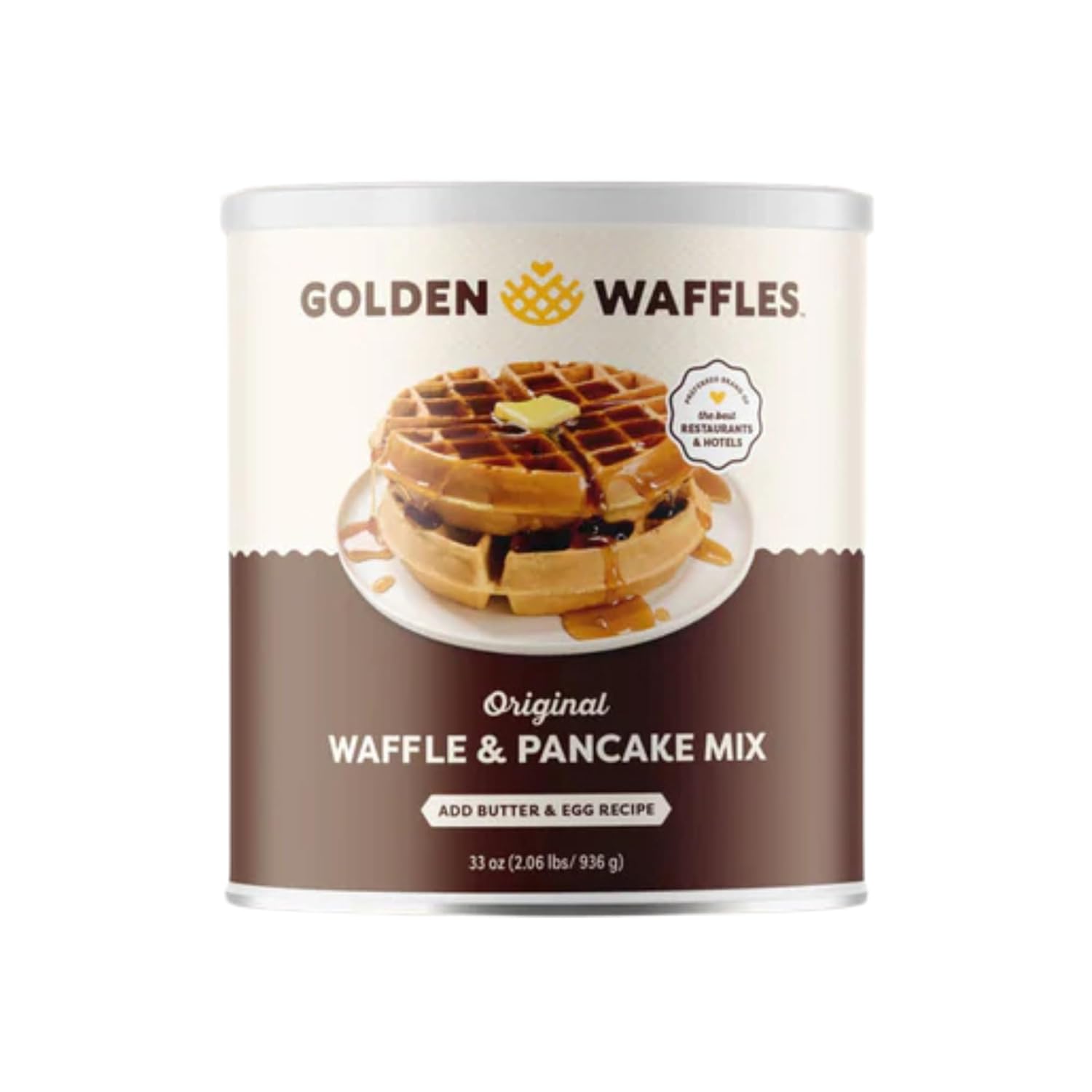 Carbon's Golden Malted Pancake & Waffle Flour 33 oz each (1 Item Per Order, not per case)