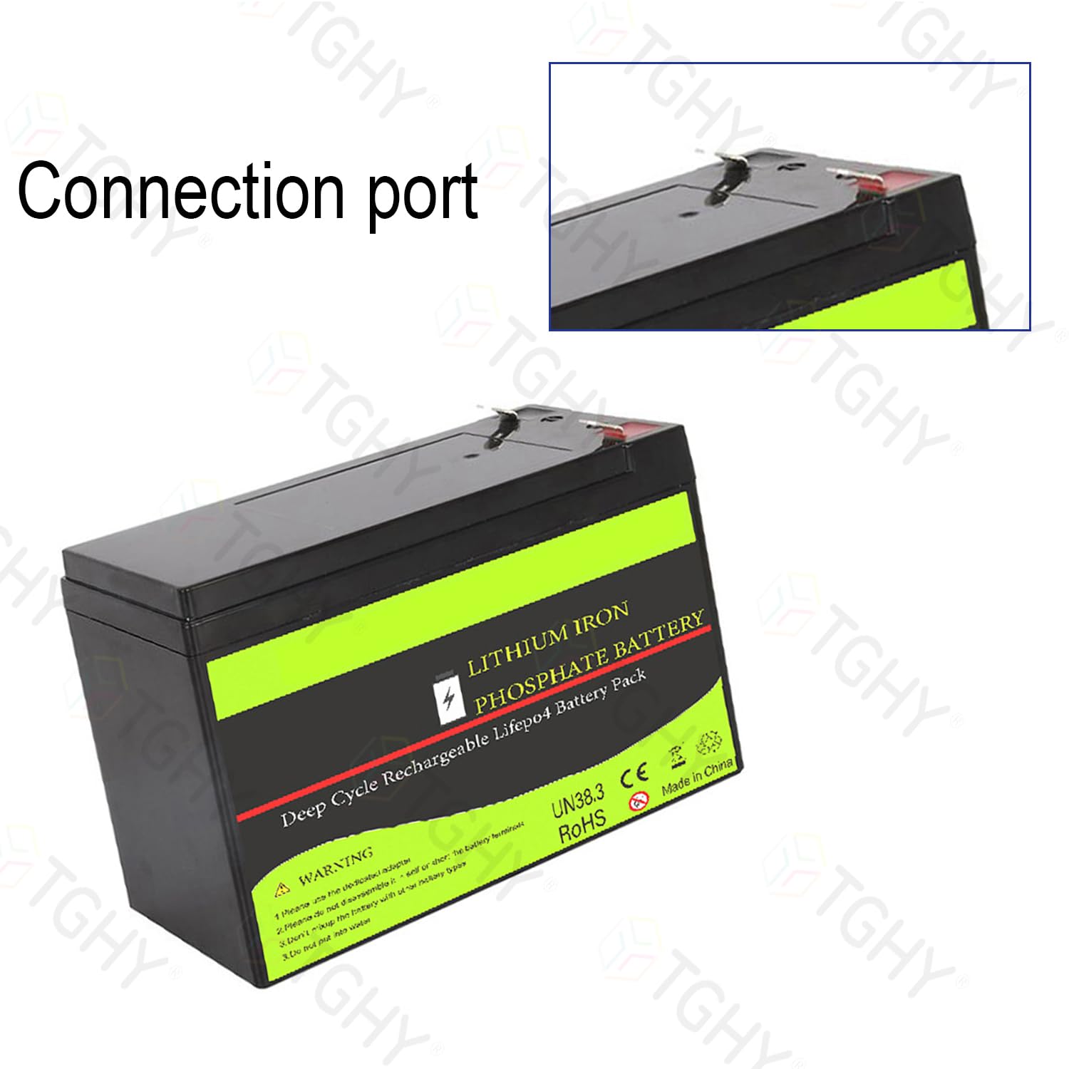 TGHY Batterie LiFePO4 12 V