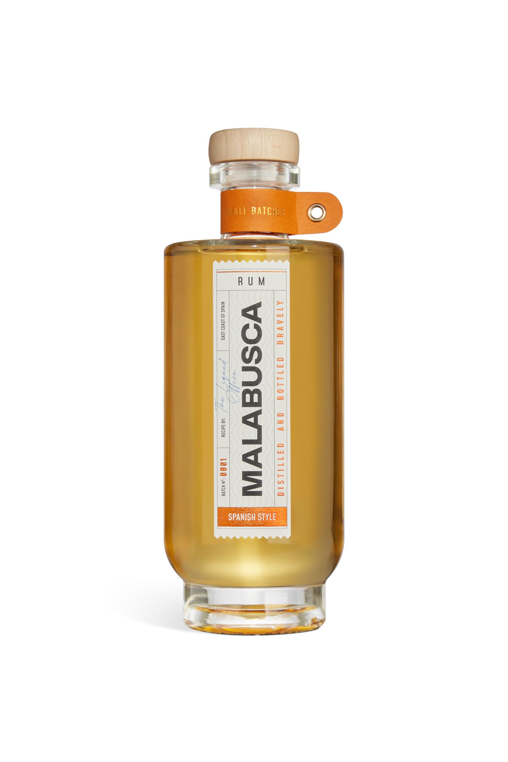 Malabusca Ron 700 ml - Spanish Style, Medalla Oro Londres 2025 Ron premium estilo español. Botella sin estuche individual.