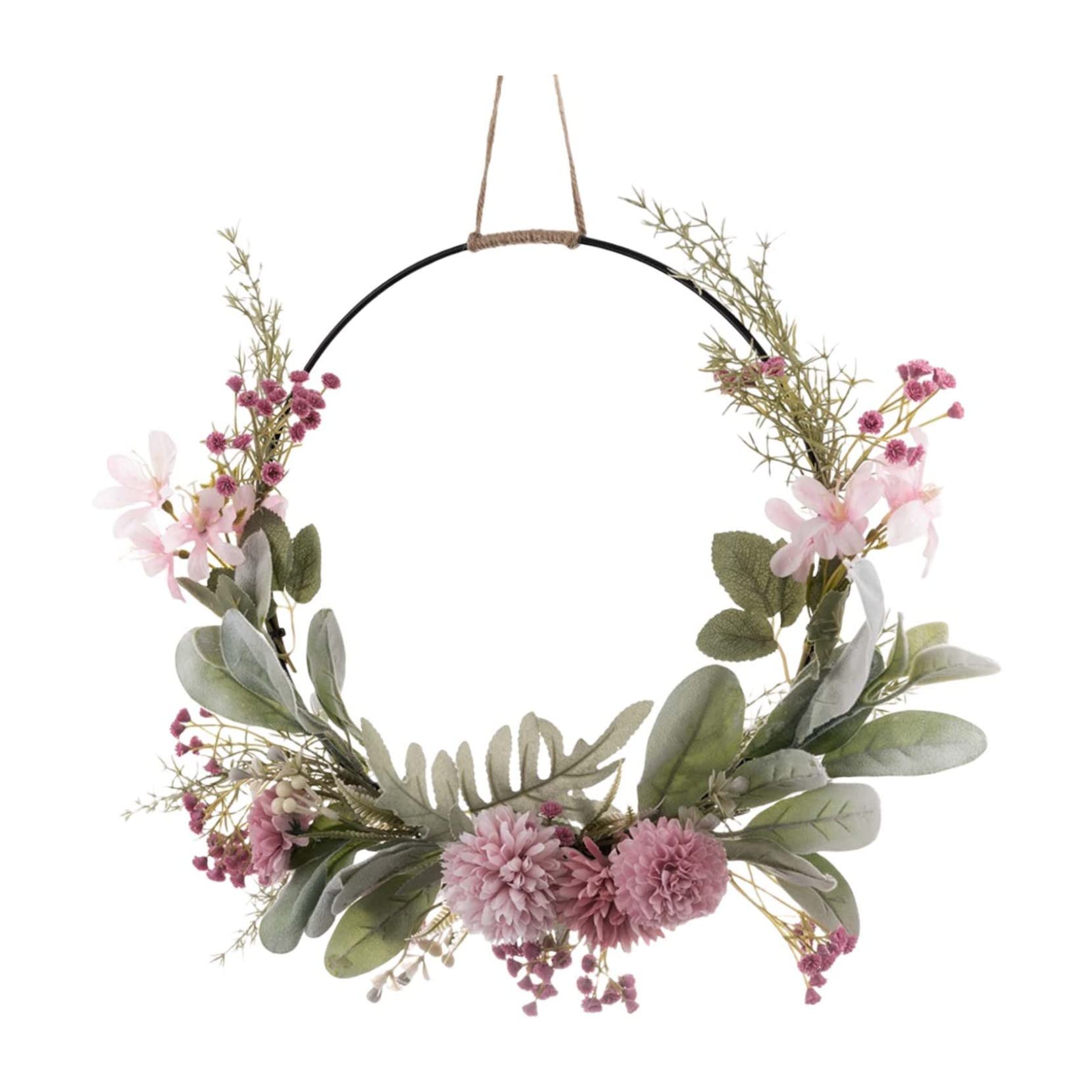 Door Wreaths Spring Summer Wreath for Front Door Outdoor Decorative Flower Garland Decoration House Door Flower Wreath Flower Wreath Wreath Front Door Spring Summer Wreath Artificial Flower Wreat