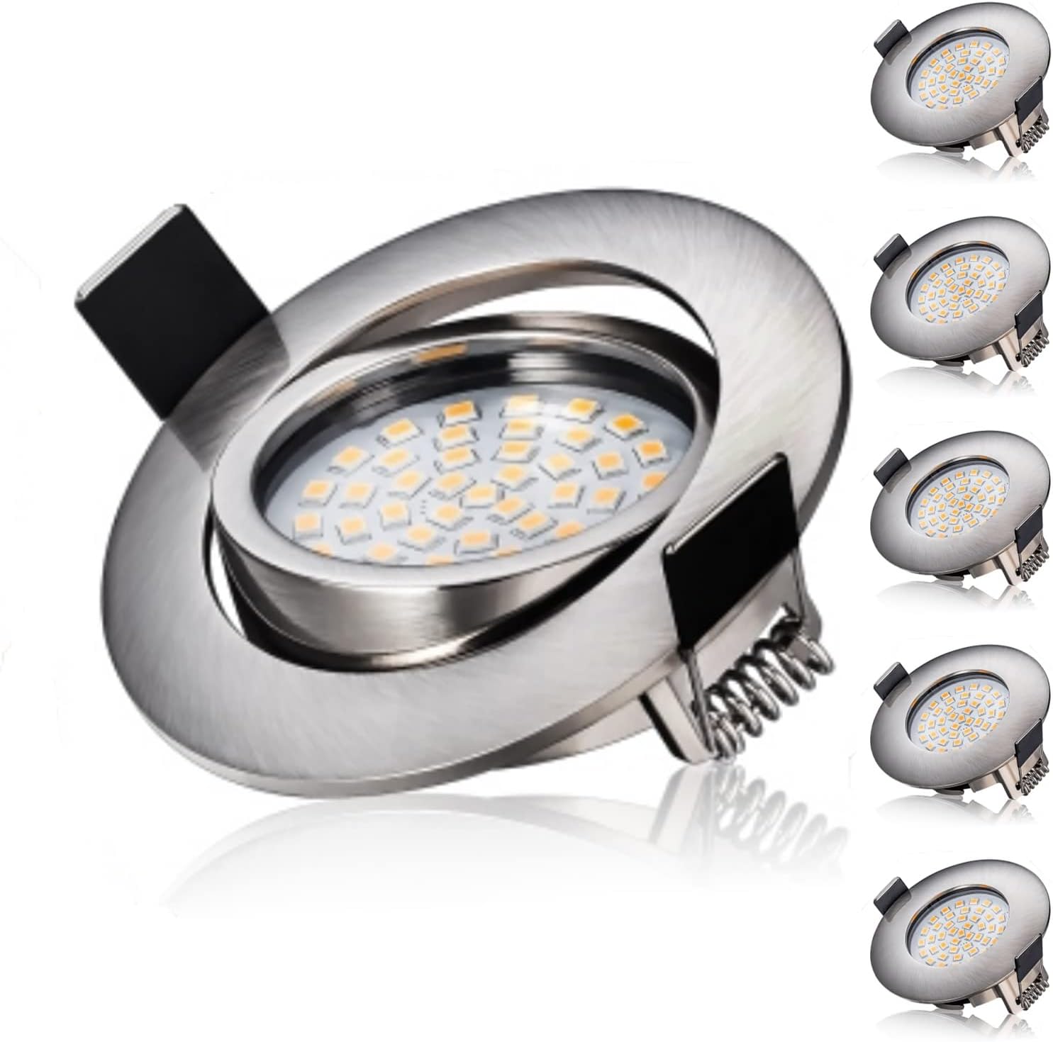 Xtricity - Ensemble de 2 Luminaires DEL Encastrés Rotatifs, 10W, 750 Lumens, 3 Options de Couleur d'éclairage