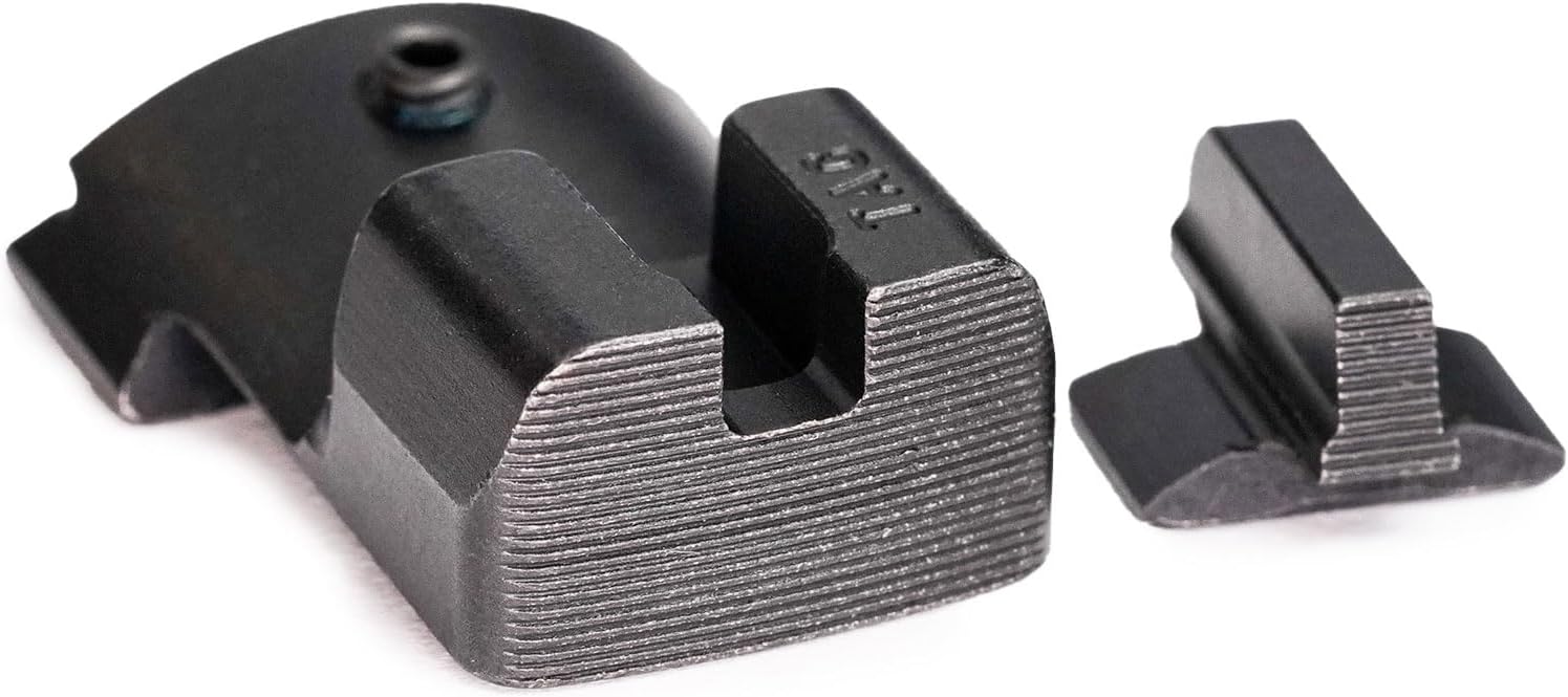 Tactical Gun Sights Compatible with Kimber 1911 | Shooting Accessories CNC-Machined Billet Steel Nitride Coated Front & Rear Handgun Sights