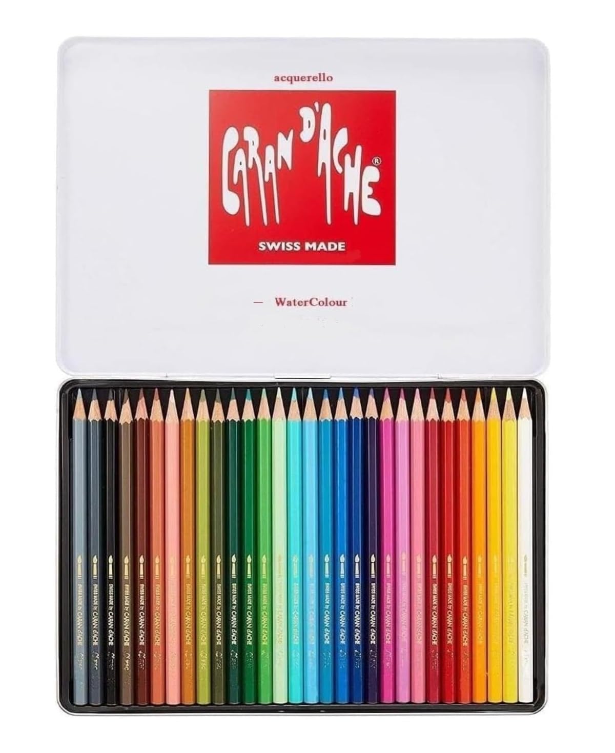 Caran D'ache Swisscolor crayons aquarellables 30