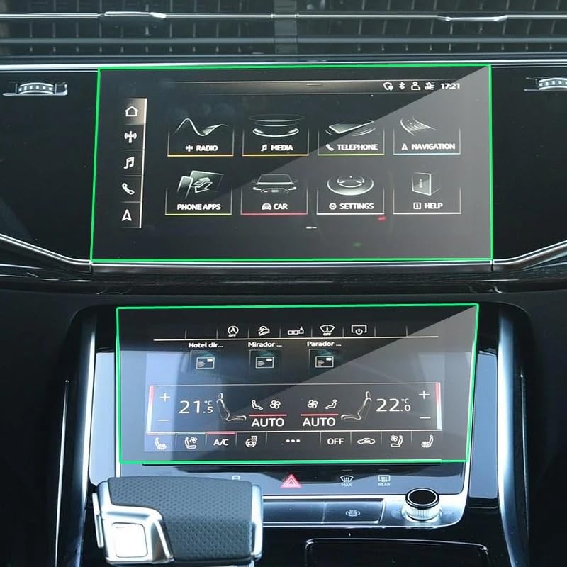 Film protection d'écran voiture pour une navigation nette en Q8