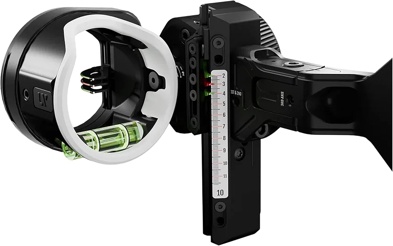 Ultraview UV Slider 2 3-Pin Bow Sight Direct Horizontal Pin Right Hand Black