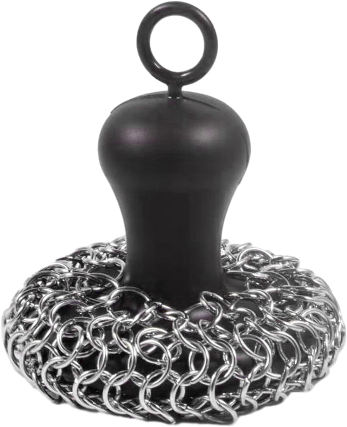 Cast Iron Chainmail Scrubber, Upgraded Cast Iron Cleaner