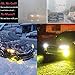 Alla Lighting H11 H8 LED Bulbs, 3000K Golden Yellow H16 Fog Lights or Daytime Running Lights(DRL) Lamps, 360° Xtreme Super Bright High Power 3030 SMD Replacement for Cars,Trucks, SUVs, Vans