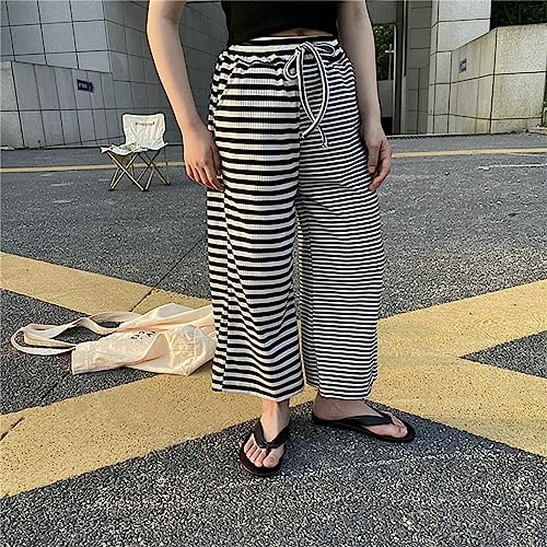Betadog Girls Summer Print High Waisted Wide Leg Pants Pocket 5-14 Years Girls 10-12 Clothes Trendy3