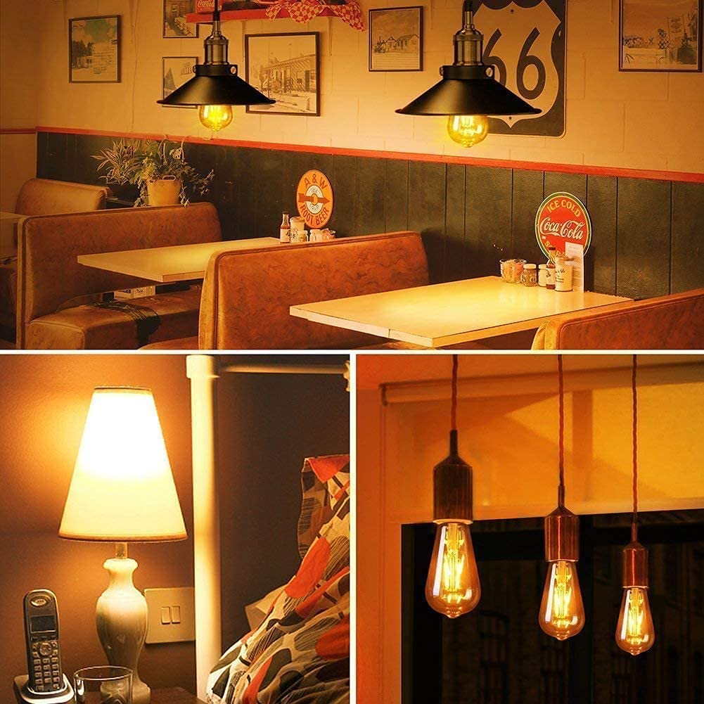 2x Vintage Exposed Tungsten Filament 4W LED Bulb, HL215x2 - Image 3