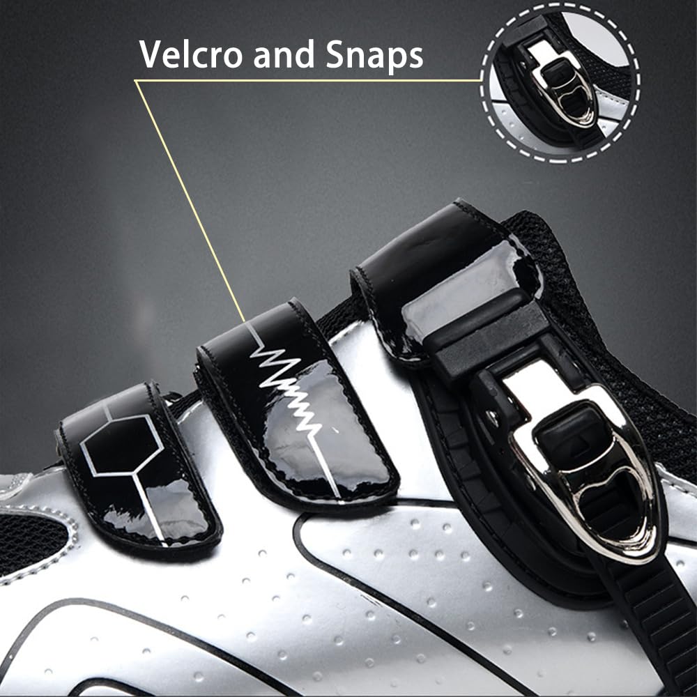Hixingo Zapatilla de Ciclismo Hombre, Mujer Zapatos Bicicleta de Montaña Exterior MTB Compatibles con SPD Lock System, Zapatillas de Ciclismo Unisex Adulto Respirables
