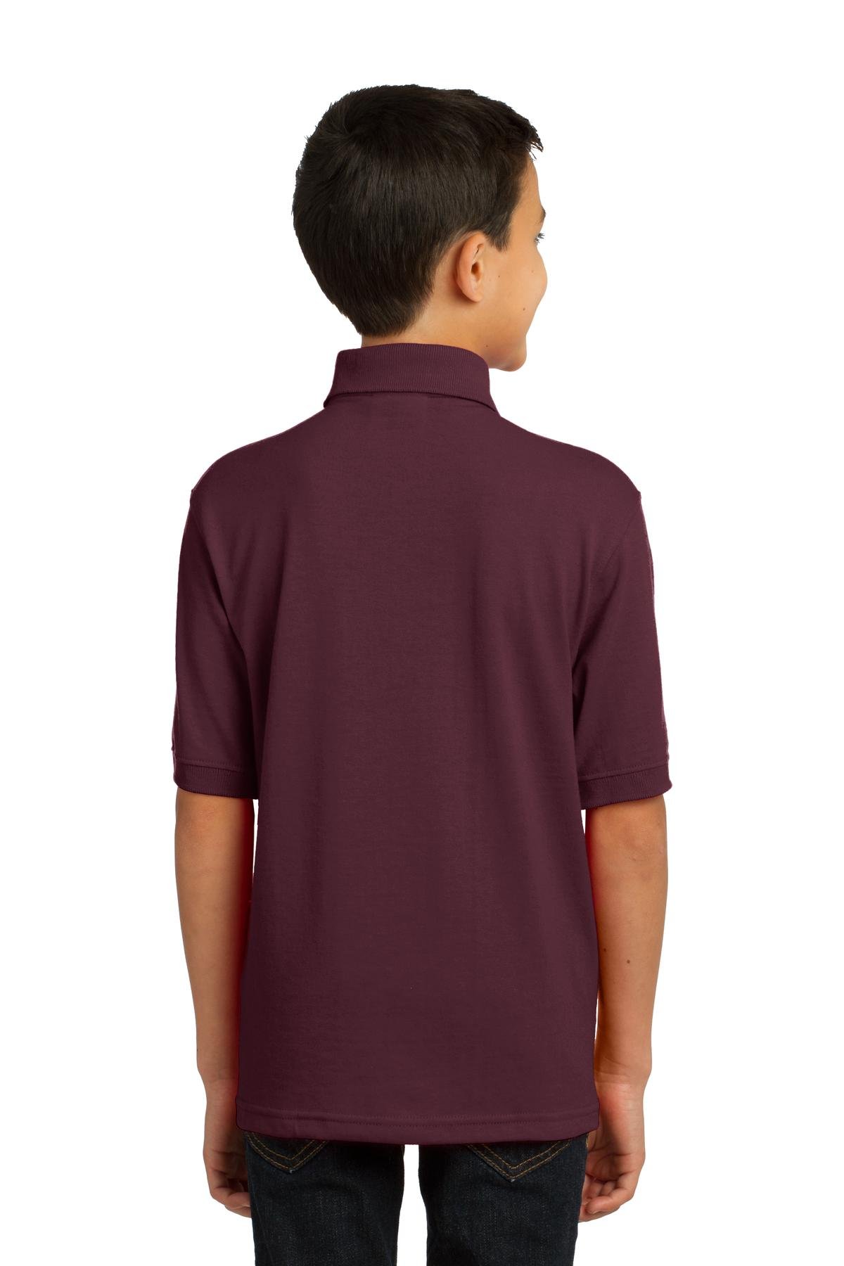 Gildan DryBlend Youth Comfort DryBlend Wicking Polo Shirt, Light Blue, Medium
