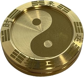 Fidget Slider Coin Metal Fidget Slider Lucky Coin EDC Toy for Stress Relief