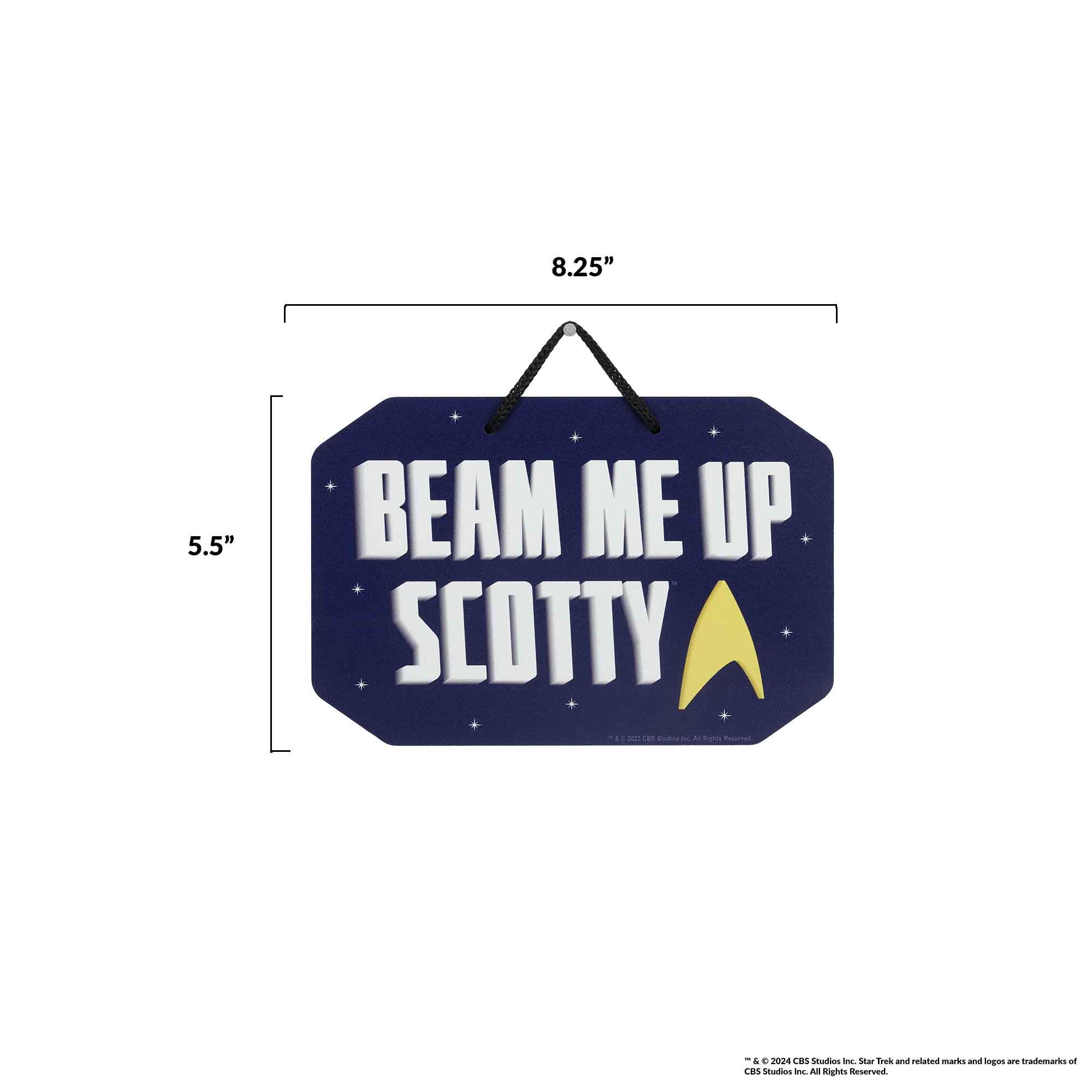 Amazon.com: Open Road Brands Star Trek Beam Me Up Scotty Hanging 