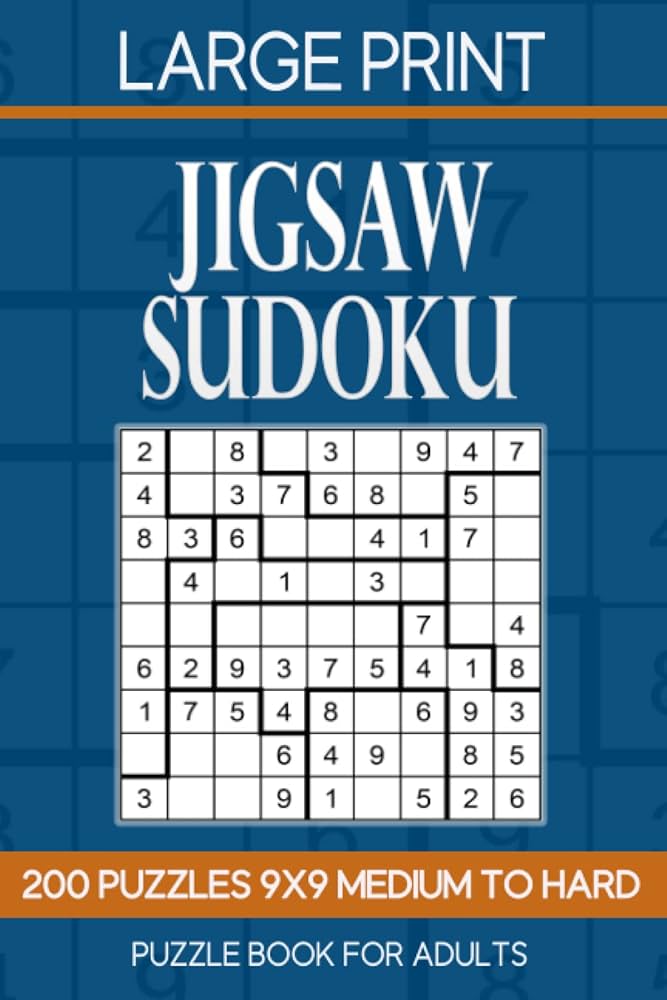 jigsaw-sudoku-puzzle-book-for-adults-large-print-200-puzzles-medium-to-hard-9x9-gurin-alena-9798386329150-amazon-com-books for Free Printable Jigsaw Sudoku Puzzles Jigsaw Sudoku Puzzle Book for Adults Large Print: 200 Puzzles Medium to Hard 9x9: Gurin, Alena: 9798386329150: Amazon.com: Books for Free Printable Jigsaw Sudoku Puzzles