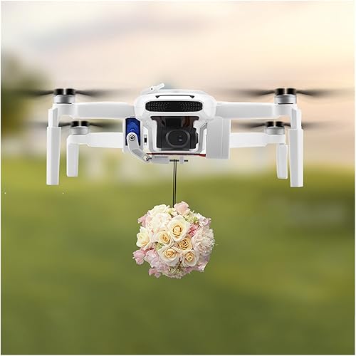 Miniatura 4 de Sistema Airdrop para FIMI X8 MiniMini V2 Drone Pesca Cebo Anillo de Boda Regalo Entregar Vida Rescate Lanzador Accesorios