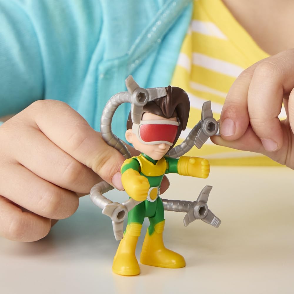 Doc Ock z serialu ""Spidey i super-kumple"" Marvela, zabawka z dodatkiem, figurki w skali 7,6 cm, zabawki z superbohaterami dla dzieci, wiek: od 3 lat