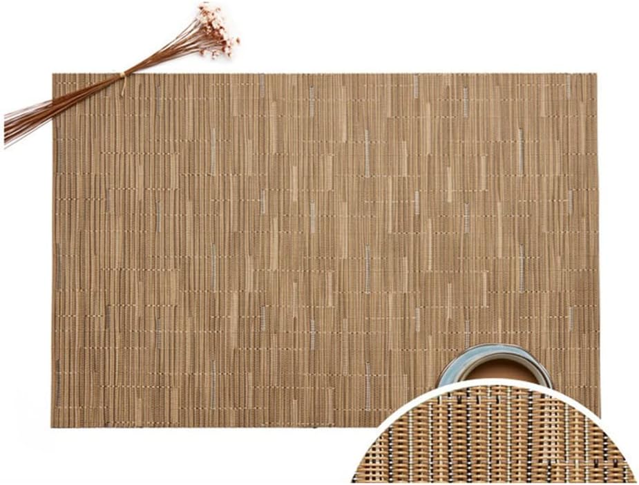 European Placemats PVC Hotel Home Western Food Mat Linen Japanese Insulation Coaster Table Mat(D)