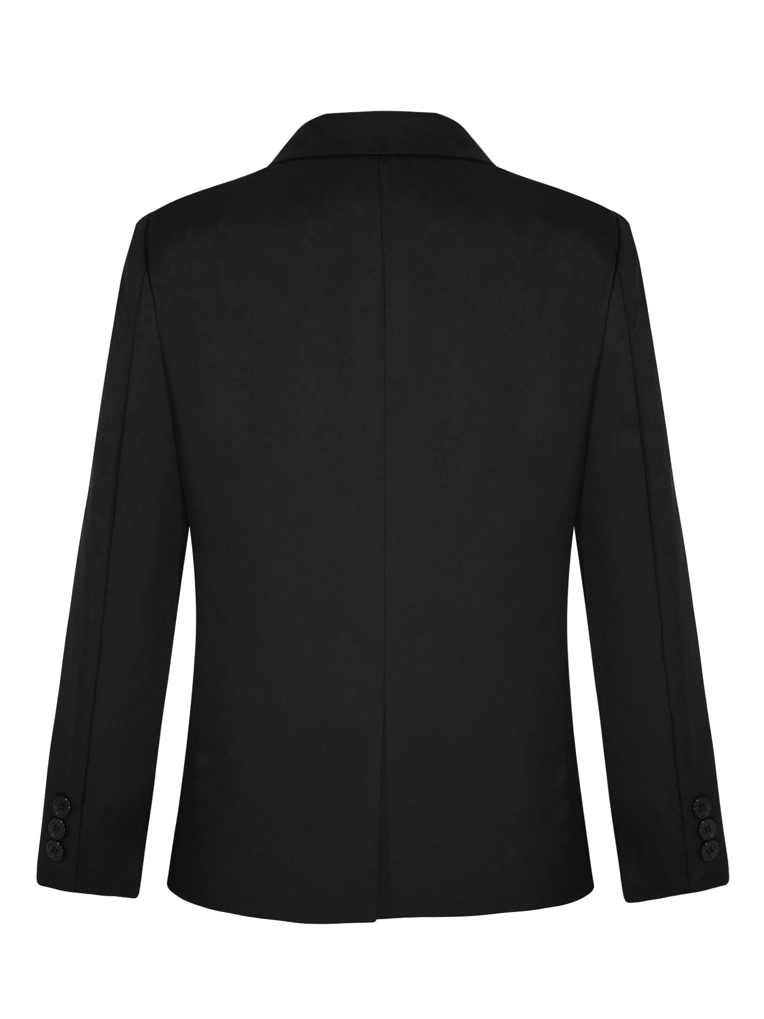 YiZYiF Vestes Smoking Enfants Garçons Blazer Gentleman Deux Bouton Manches Longues Blouse de Soirée Mariage Cérémonie Chemise Anniversaire Fête 3-14 Ans