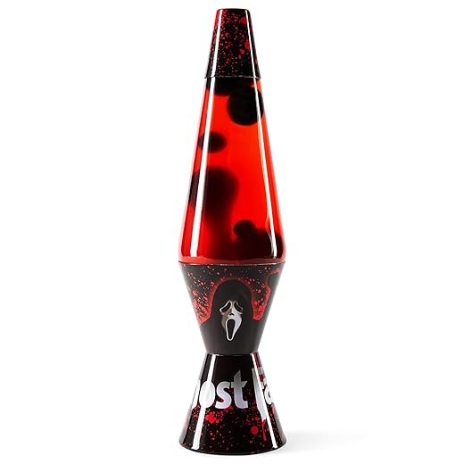 Spencer's Black Ghost Face ® Lava Lamp - 14.5 Inch