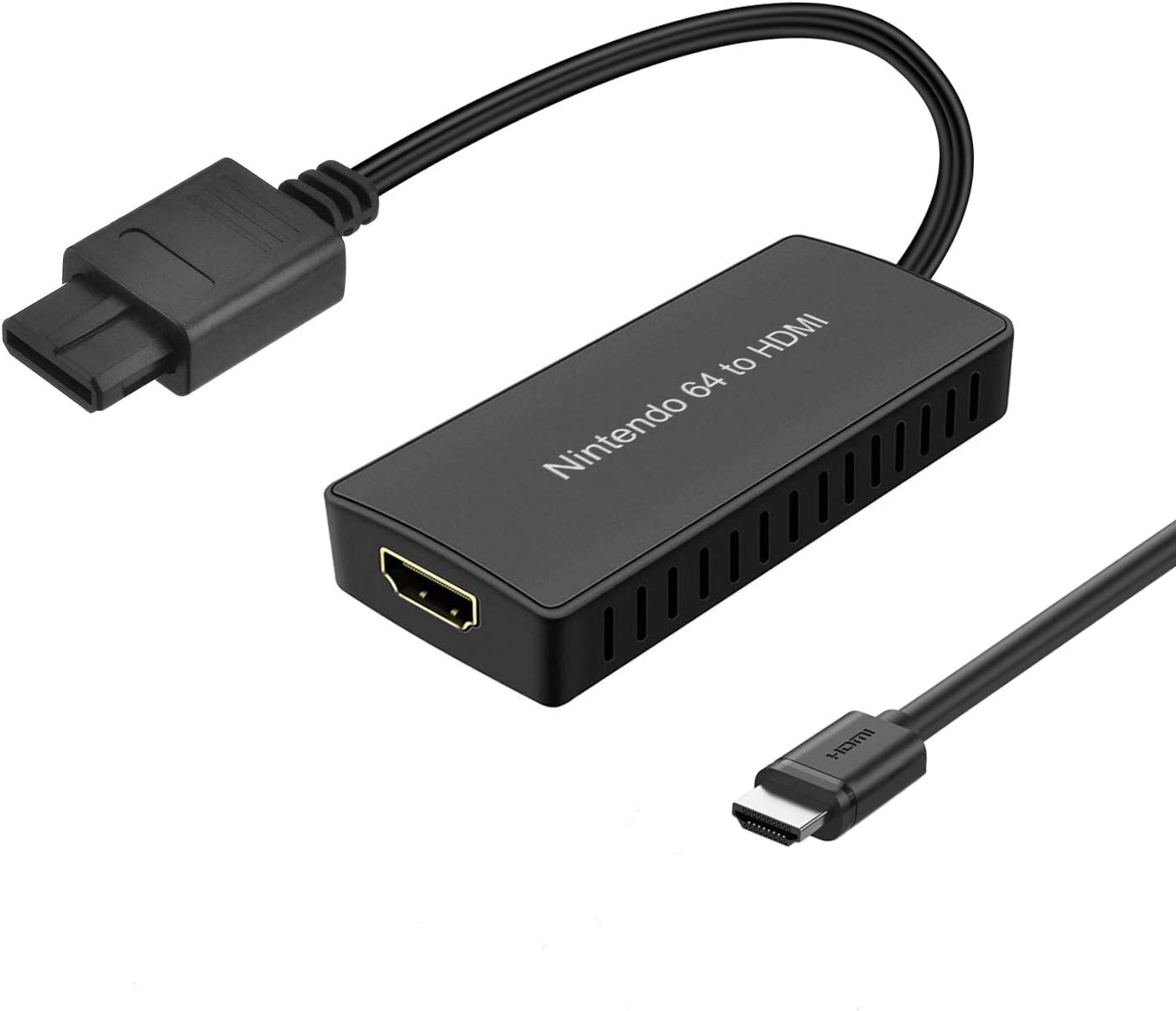Y.D.F N64 to HDMI Converter, HD Link Cable for N64, Nintendo 64 to HDMI Compatible Nintendo 64/ Game Cube/SNES/SFC（Plug and Play, no Power Supply Required.）