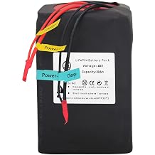 48V 52V 12AH 15Ah 16Ah 18Ah 20Ah 25Ah 30Ah 40Ah 50Ah LiFePO4 Lithium B attery,Built-in 30A/40A/50A BMS for 0-1500W48V/52V 20AH,0-1000W