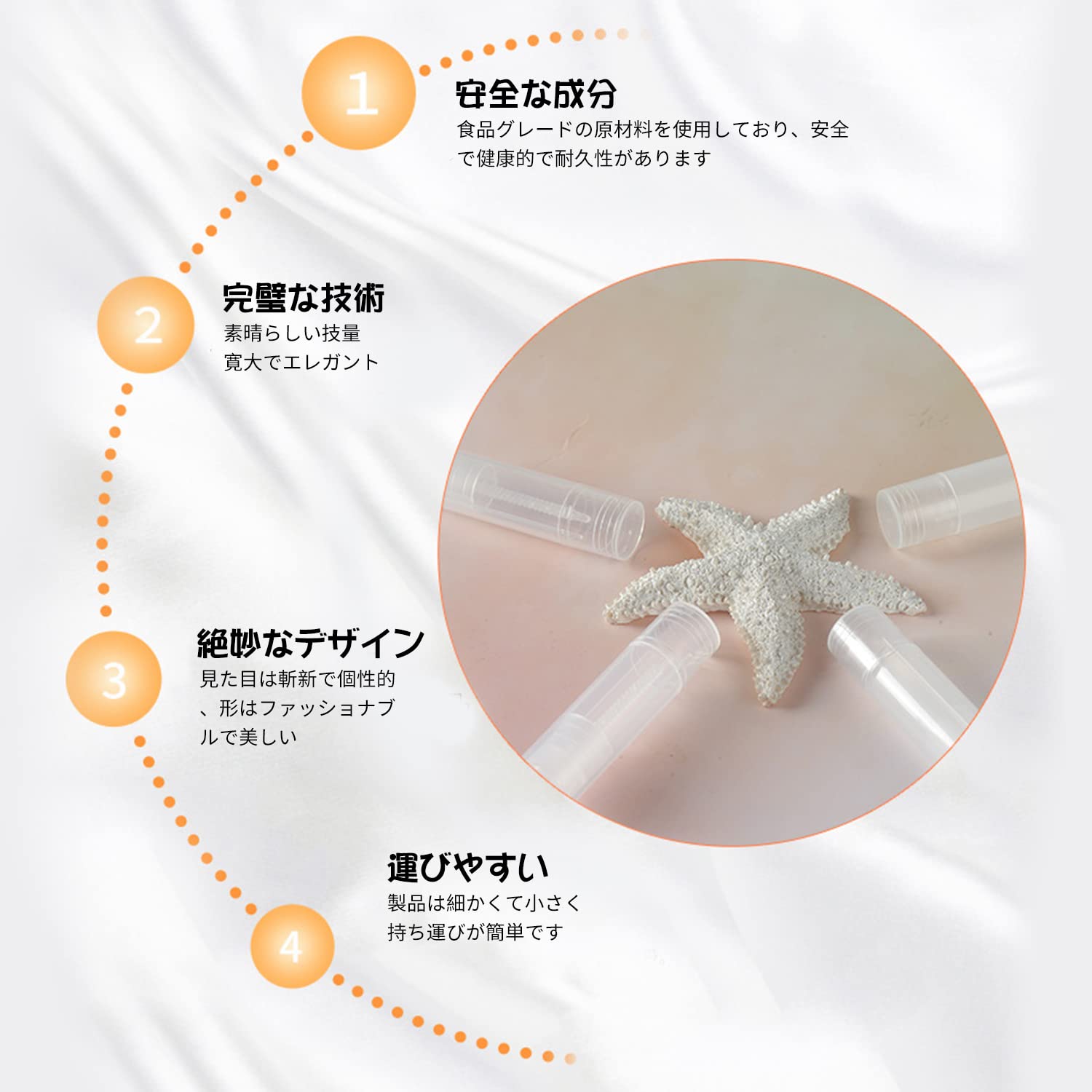 Amazon.co.jp: Coollooda リップケース 30本セット リップクリーム  