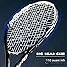 OPPUM Adult Carbon Fiber Tennis Racket, Super Light Weight Tennis Racquets Shock-Proof and Throw-Proof,Include Tennis Bag Tennis Overgrip (Aluminum-Carbon Racquet(Balck Blue), 4 1/4)