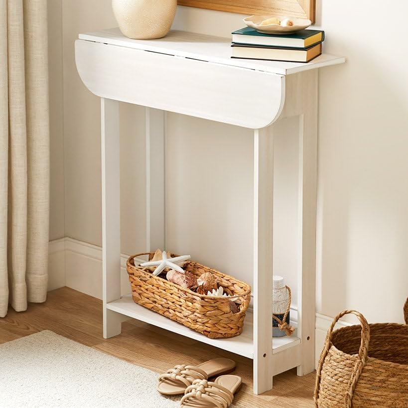Lakeside Console Table with Drop-Down Top