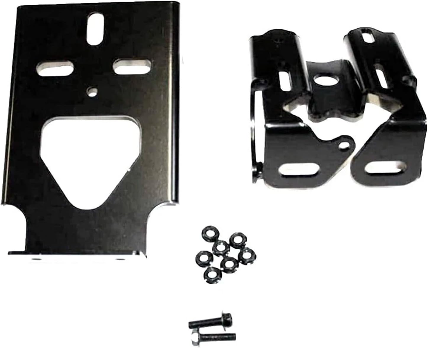 KOZAK Bumper Extension Corner Plastic No Fog Light Hole w/Chrome Trims Set and Bracket, Right Passenger Side Compatible with Volvo VNL 2004-2015, Includes Logo, 2x 22" Windshield Wipers, Vest