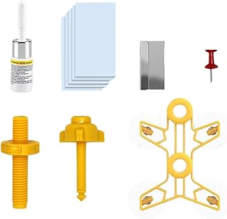 Kit de reparación de Grietas para Parabrisas | Líquido de reparación rápida para acristalamiento | Kit de Brillo de | para Reparar Cristales de Coche y arañazos