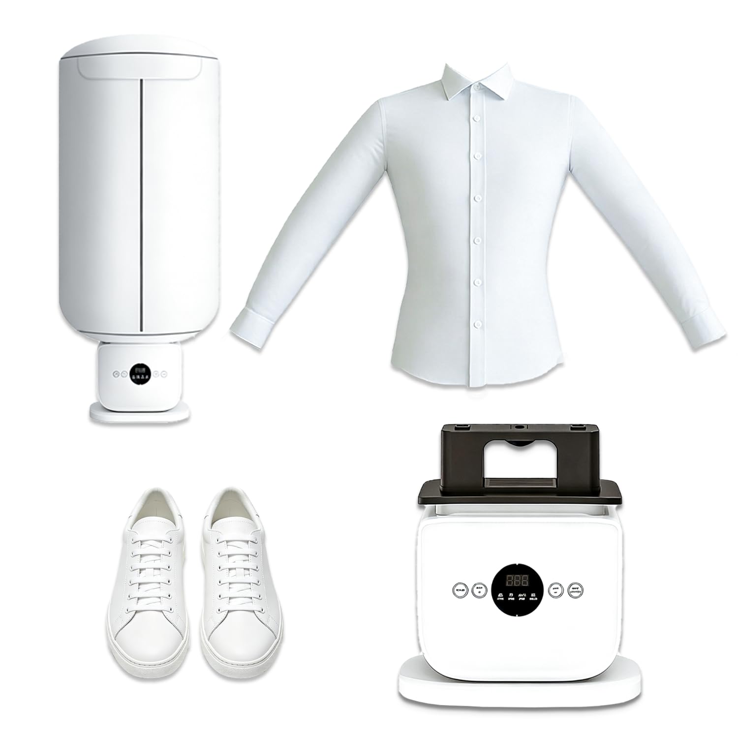 WTRYRN Steam Clothes Steamer, Vertical Ironing Cabinet, 360° All-round Care, Compact Design, Power Saving, For Household Laundry, Daily Garment Care 110V