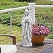 TOETOL Virgin Mary Praying Statue 29.9 Inch Tall Outdoor Garden Religious Decorations Statue Clearance for Home Yard Patio Lawn Hallway Decor Sculpture Magnesium Oxide Stone