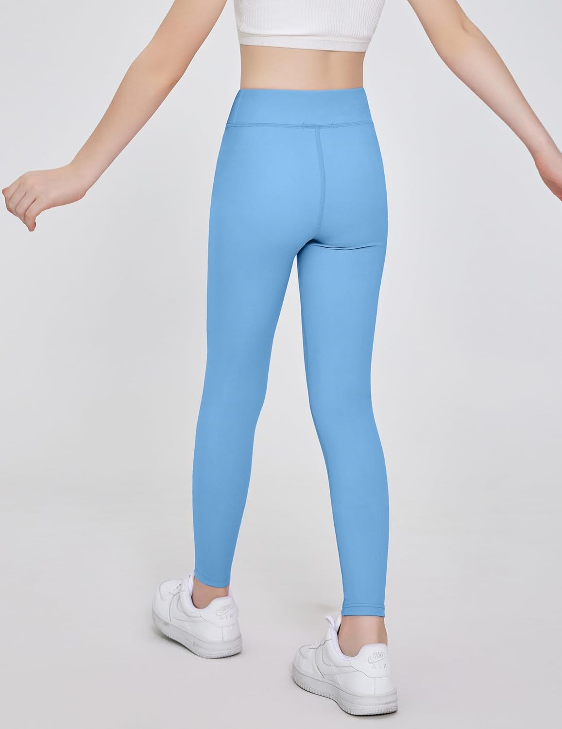 Zaclotre Girls Athletic Leggings Kids High Waisted Activewear Dance Workout Running Yoga Pants - Image 5