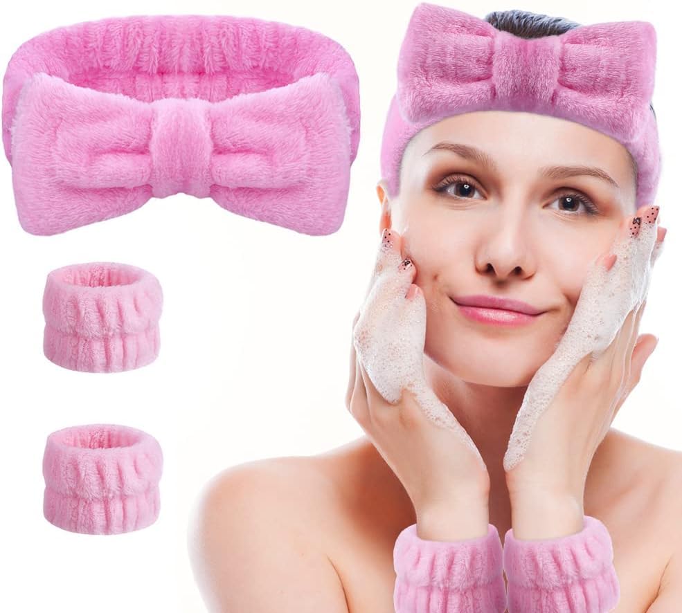 Fascia for spa in spugna for lavare il viso, fascia for trucco