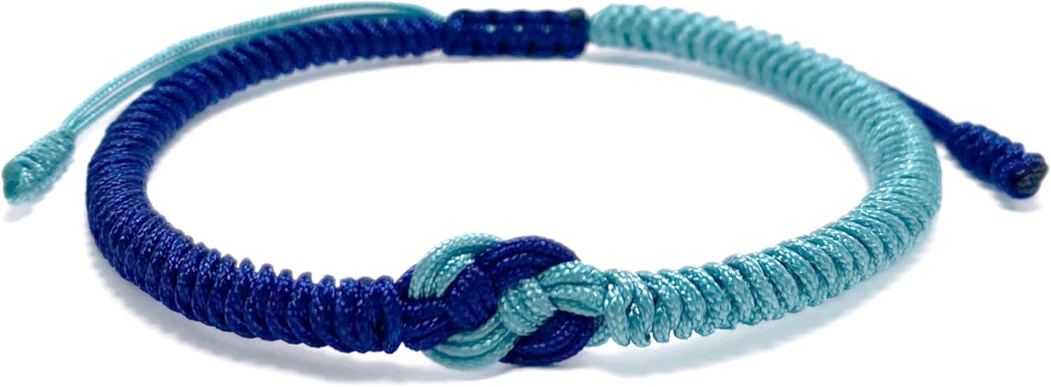 LAMIBEE Infinity Love Multicolor Bracelet for Men Women, Tibetan Lucky Amulet Knot Bracelet, Woven Thread String for Friend and Couple, Peace and Protection - Image 2