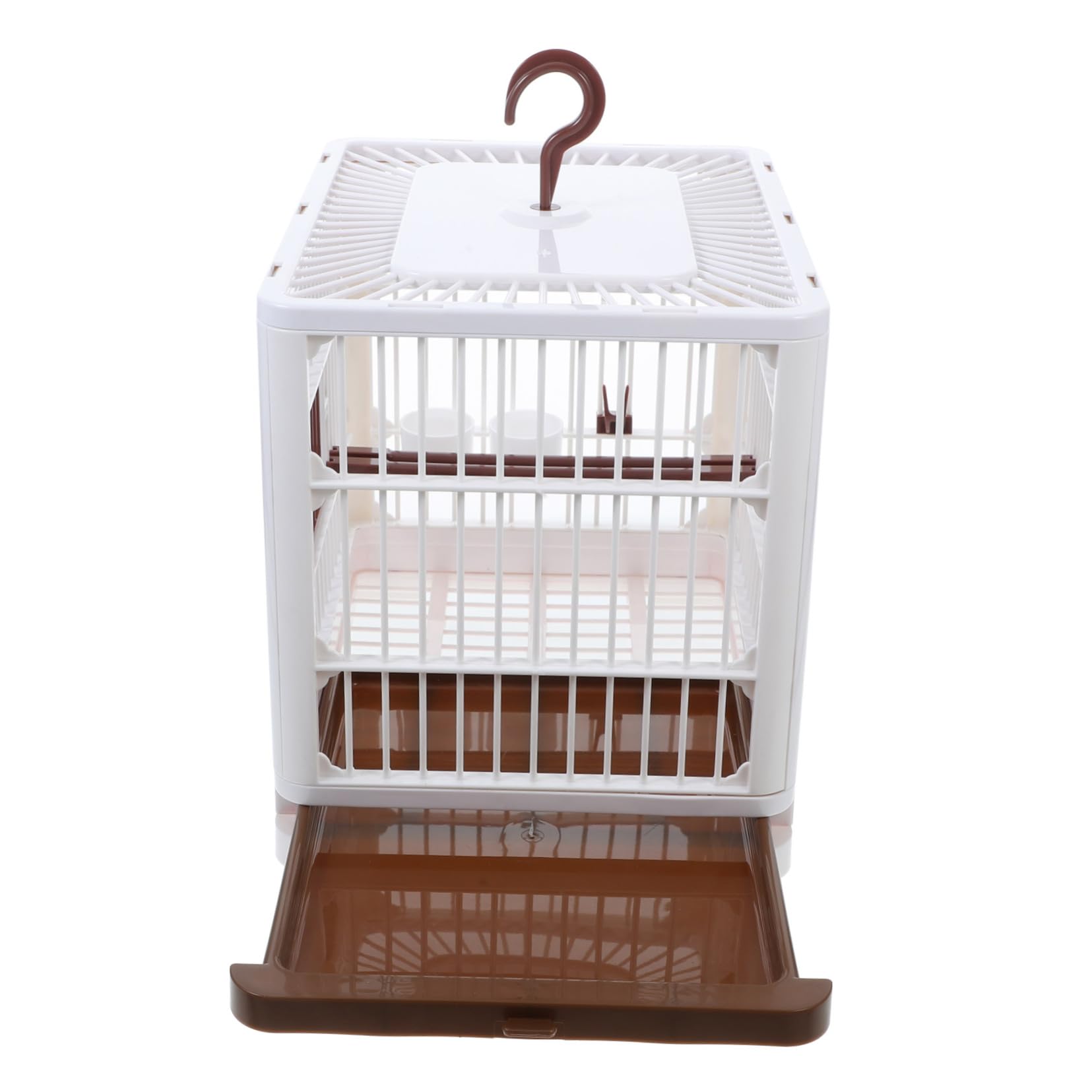 Reisekäfig für Kleine Vögel Tragbar mit Belüftungsöffnungen und Abnehmbarer Bodenwanne Robust für Reisen und Outdoor Aktivitäten