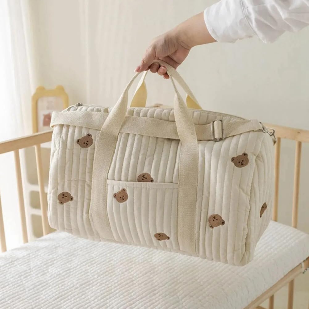 Borsa per Pannolini per Bambini con Tracolla per Passeggino Portatile da Viaggio