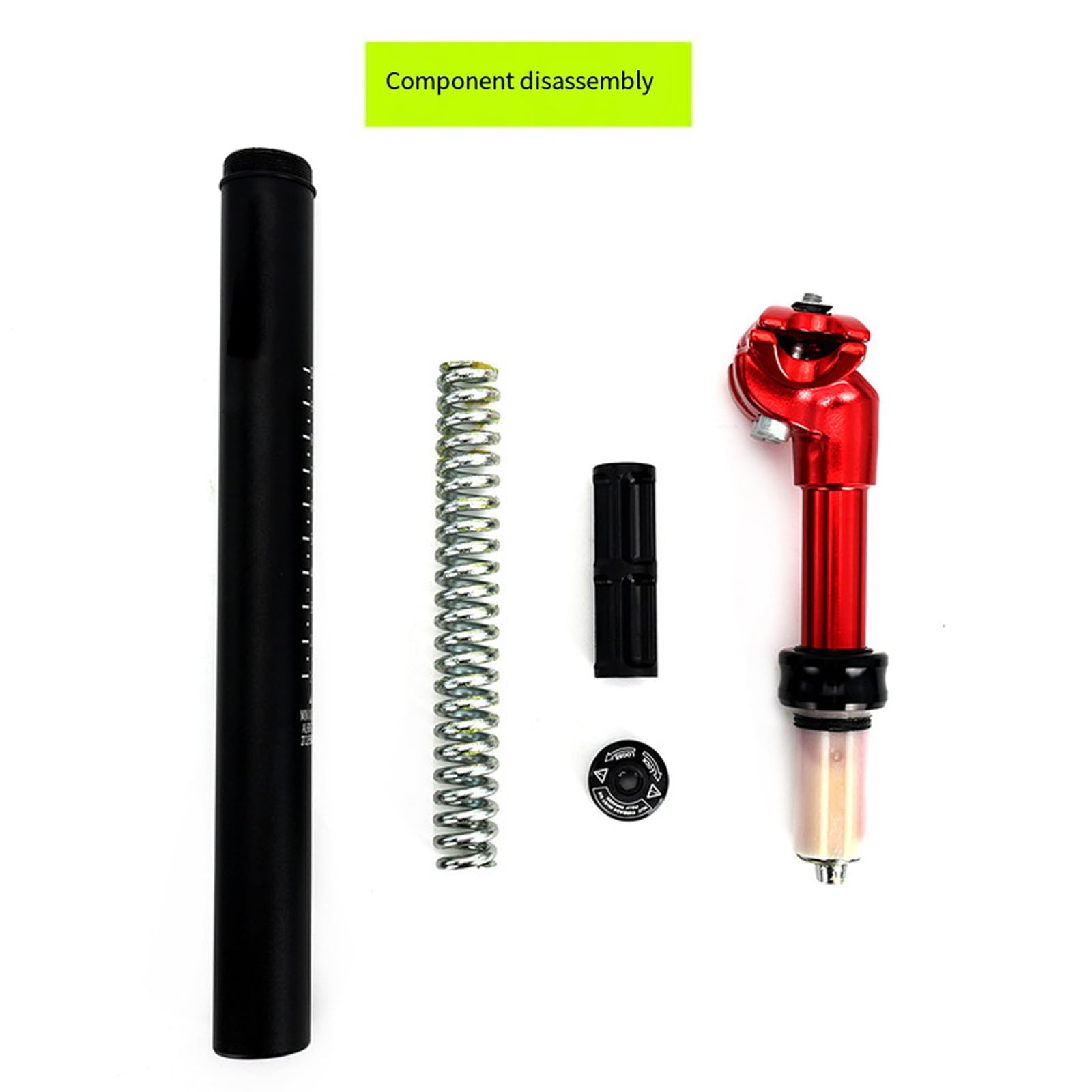 Amortisseurs Tige de Selle en Alliage d ' Aluminium Tige de Selle de vélo ajusté Ressort hélicoïdal Amortisseur Tube de Selle Accessoires de vélo Shock Absorbers Bicycles Post