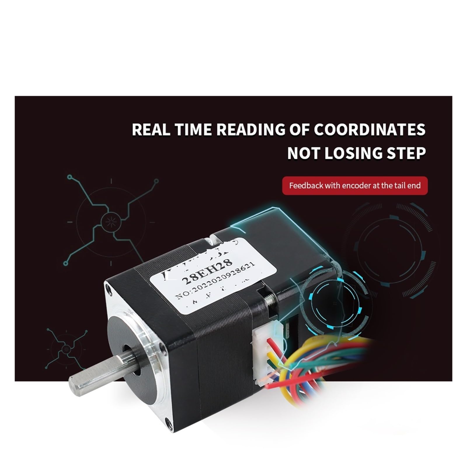 Stepper Motor Nema11 Stepper Motor 0.08N.m 1.0A 28EH28 Closed Loop