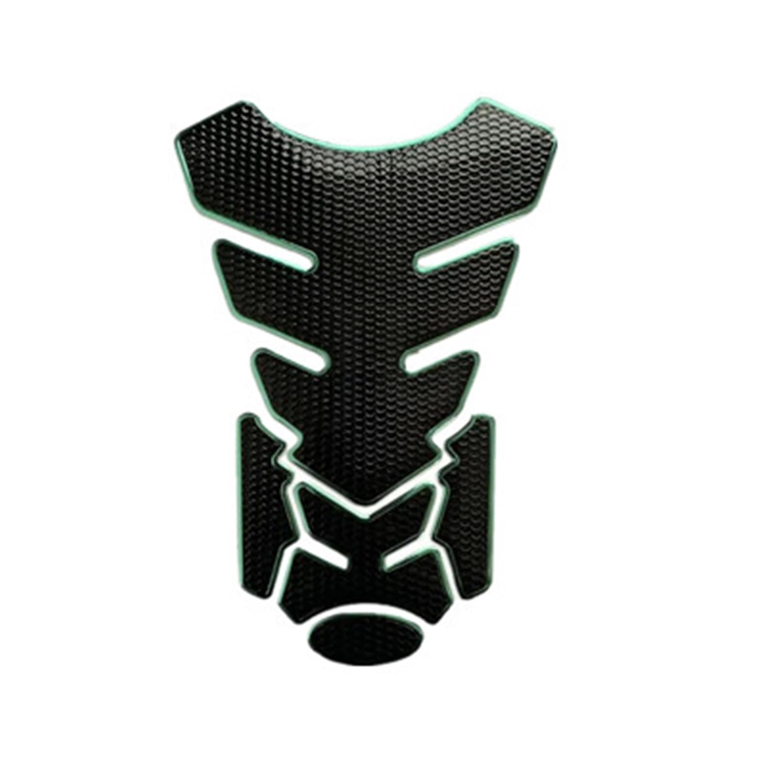 Motorcycle Fuel Gas Tank Pad Sticker Protector Decal for Z1000 ZX-6R ZX-636 ZX-9R ZX-10R ZX-12R(Green)