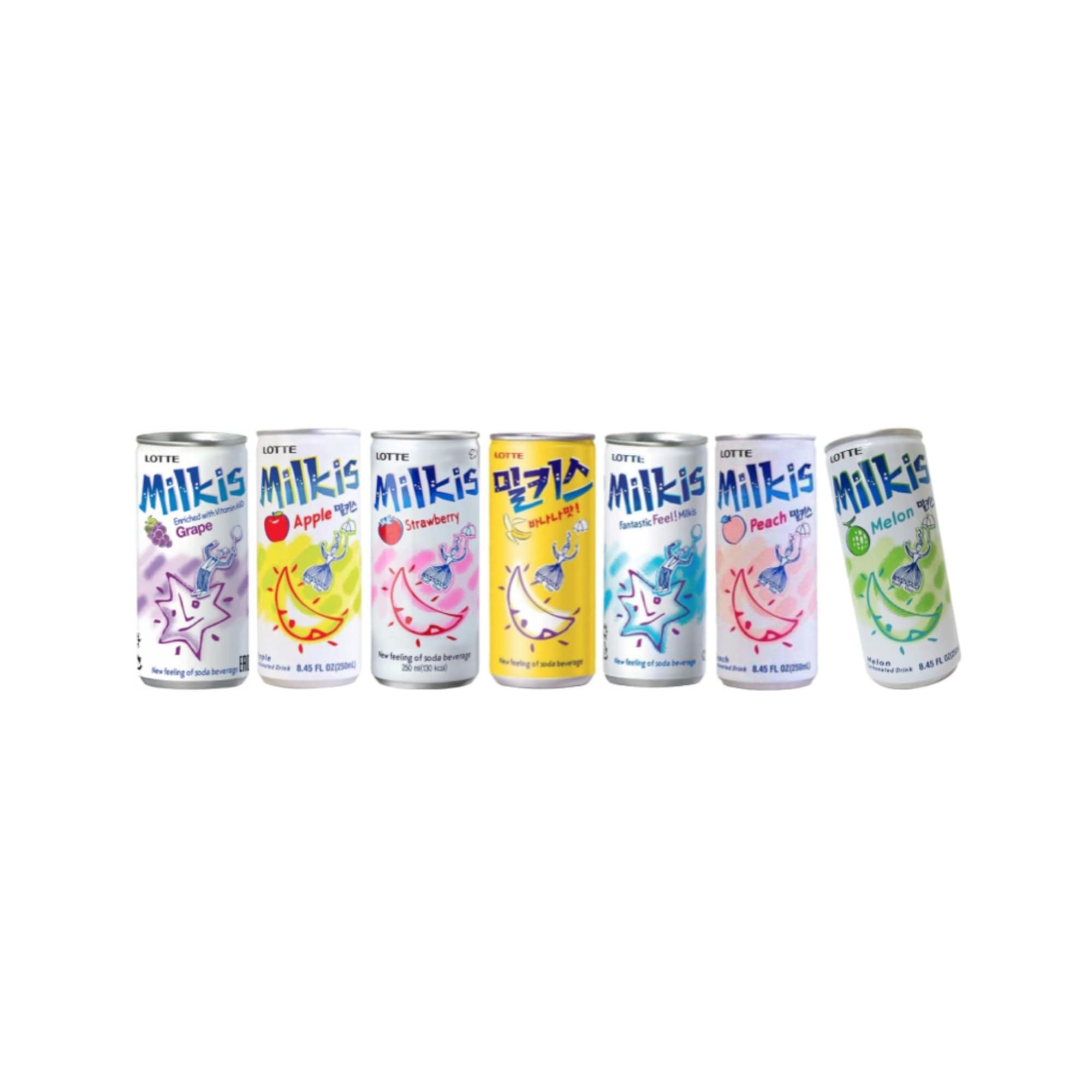 Amazon.com : Milkis AYCE 8 Flavors Mixed K-Drink - Original
