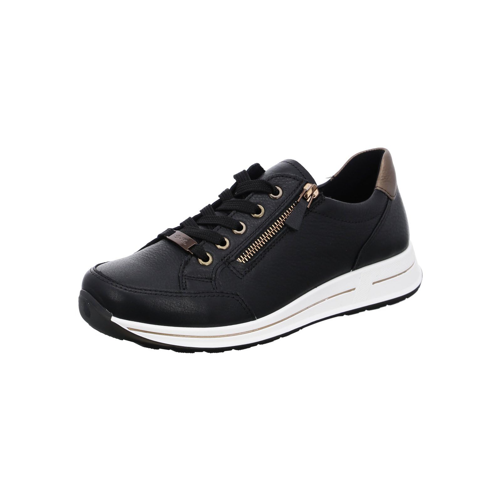 ARA Women's Osaka Sneaker, Black Moro, 5.5 UK