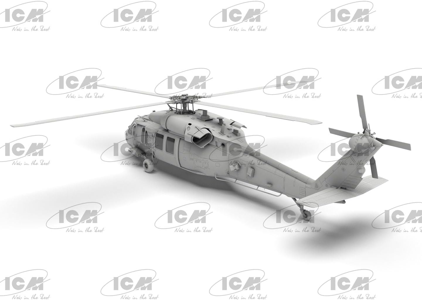 ICM 48361 - UH-60A Black Hawk, US Military Transport Helicopter - Plastic Military Model Kit - Scale 1:48