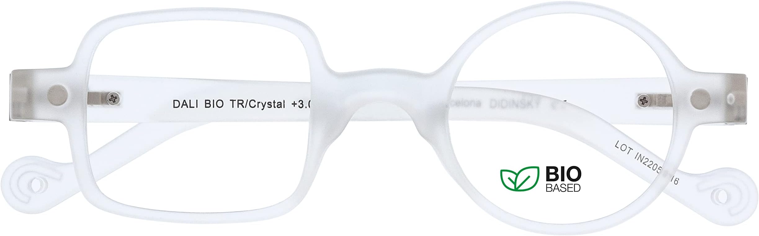 reading glasses anti blue light unisex. Rubber touch flexible temples and anti-reflective lenses - DALI BIO